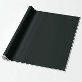 Papier Cadeau Vert foncé uni couleur pleine (Déroulé)