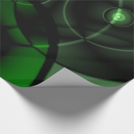 Papier Cadeau Vert forestier (Coin)