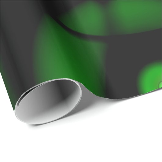 Papier Cadeau Vert forestier (Coin rond)