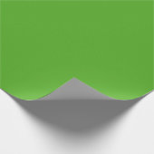 Papier Cadeau Vert grenouille solide (Coin)