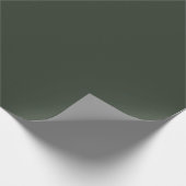 Papier Cadeau Vert grisâtre foncé Pop de couleur (Coin)