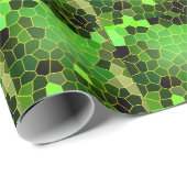 Papier Cadeau Vert herbe (Coin rond)