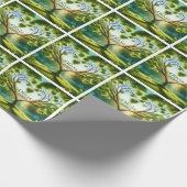 Papier Cadeau Vert inspirant (Coin)