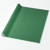 Papier Cadeau Vert inspiré métallisé simple et élégant (Déroulé)
