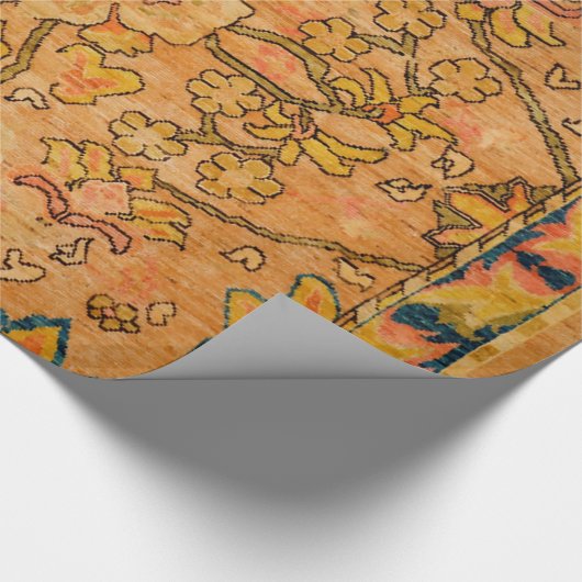 Papier Cadeau Vert jaune or doré  (Coin)