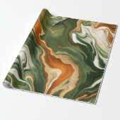 Papier Cadeau Vert mable (Déroulé)