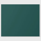 Papier Cadeau Vert mer profonde (Plat)