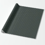 Papier Cadeau Vert moderne et Faux Or Polka Dot Christmas<br><div class="desc">Partagez la joie de la saison avec notre Livre vert moderne et notre Livre d'Enveloppement de Noël Polka Dot Faux Gold. Un élégant arrière - plan vert Charleston profond avec des pois mielleux en feuille d'or. Fêtez dans le style !</div>