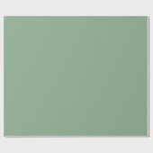 Papier Cadeau Vert muet texturé. (Plat)