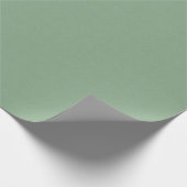 Papier Cadeau Vert muet texturé. (Coin)