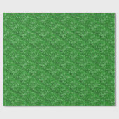 Papier Cadeau Vert Paisley Cute Simple (Plat)