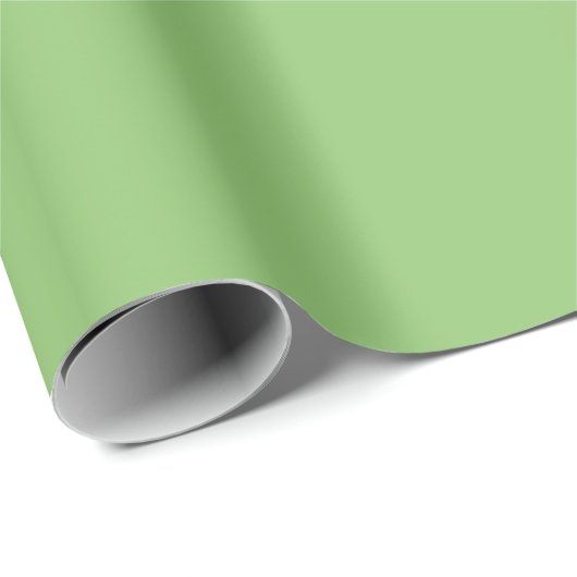 Papier Cadeau Vert pastel (Coin rond)
