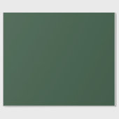 Papier Cadeau Vert Pin (Plat)