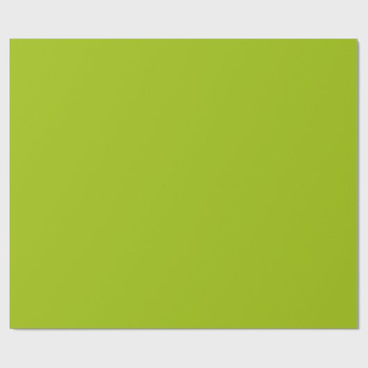 Papier Cadeau vert pistache couleur solide (Plat)