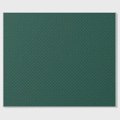 Papier Cadeau Vert + pois violets (Petits) (Plat)