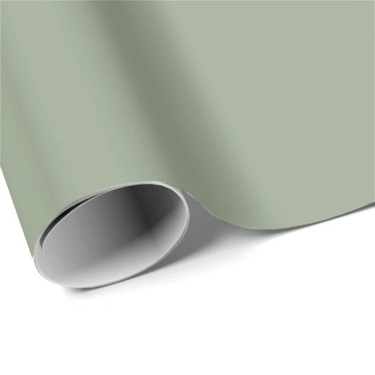 Papier Cadeau Vert sauge (Coin rond)