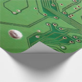 Papier Cadeau Vert sur la carte verte (Coin)