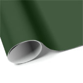 Papier Cadeau Vert très foncé (Coin rond)