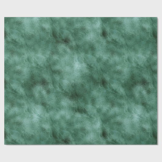 Papier Cadeau Vert Turquoise de pin chic (Plat)