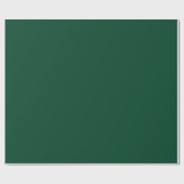 Papier Cadeau Vert uni de course britannique (Plat)