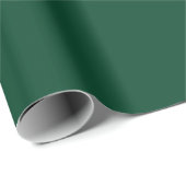 Papier Cadeau Vert uni de course britannique (Coin rond)