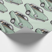 Papier Cadeau Vert vert de Nissan Figaro (Coin)