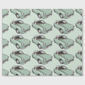 Papier Cadeau Vert vert de Nissan Figaro (Plat)