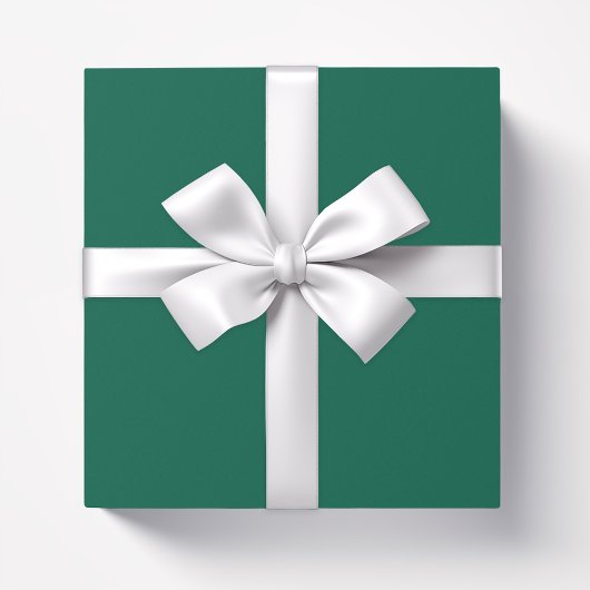 Papier Cadeau Vert viridien solide