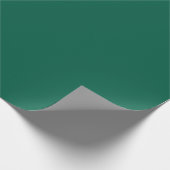 Papier Cadeau Vert viridien solide (Coin)