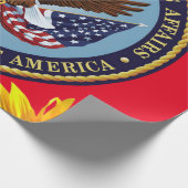 Papier Cadeau Vertans de tournesol Papier d'enveloppement de mat (Coin)