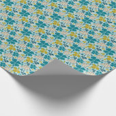 Papier Cadeau Verte Lucky Shamrock Clover Saint Patrick`s Day (Coin)