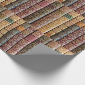 Papier Cadeau Very Old Banded Book Spines (Coin)