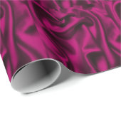 Papier Cadeau Vêtements de luxe Abstrait : Grunge Silk Wave (Coin rond)