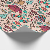 Papier Cadeau Vêtements d'hiver (Coin)
