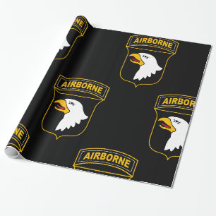 Papier Cadeau Vétéran militaire de la 101e division aéroportée