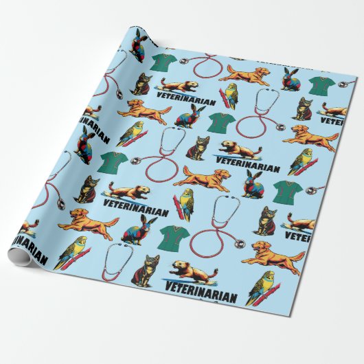 Papier Cadeau vétérinaire (Déroulé)