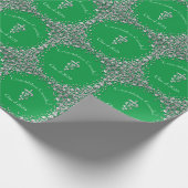 Papier Cadeau Veterinarian Graduation Green Silver (Coin)