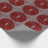Papier Cadeau Veterinarian Graduation Maroon Silver (Coin)