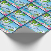 Papier Cadeau Veux les plus chauds mignons Oiseaux Plage Noël (Coin)