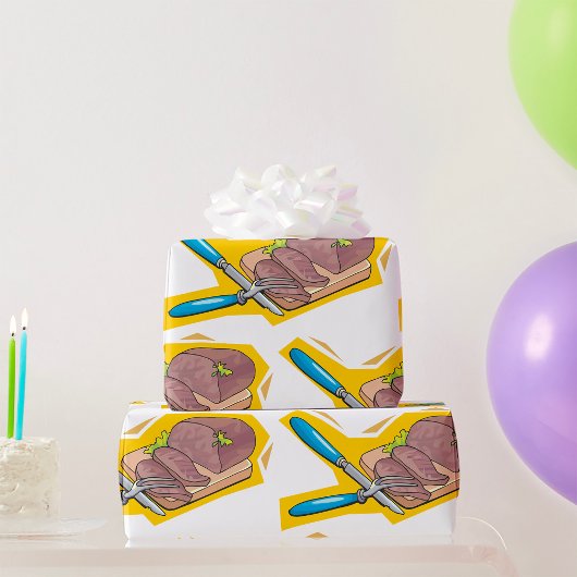 Papier Cadeau Viande