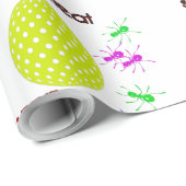 Papier Cadeau viande douce de style bizarre (Coin rond)