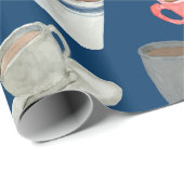 Papier Cadeau Vibes café (Coin rond)