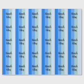 Papier Cadeau Vibes De Plage, Bleues (Plat)