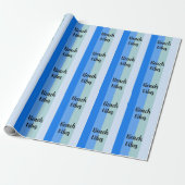 Papier Cadeau Vibes De Plage, Bleues (Déroulé)