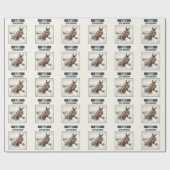 Papier Cadeau Vibes d'hiver Donkey - Anniversaire (Plat)