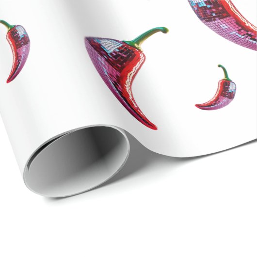 Papier Cadeau Vibes Disco Pepper Chilly (Coin rond)
