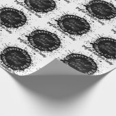 Papier Cadeau Vibes Éffrayantes modernes uniquement Halloween no (Coin)