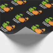 Papier Cadeau Vibes Gourdes Funny Veggie Pun Dark BG (Coin)