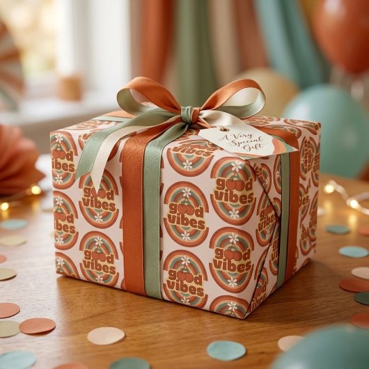 Papier Cadeau Vibes Positives