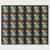 Papier Cadeau Vibes Retro, Hip hop des années 90, m'a fait (Plat)